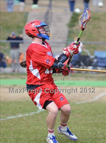 Thumbnail 3 in Sumner Spartans [Hendersonville/Beech/Hyde/Station Camp/Aaron Academy]  vs Lafayette (Knoxville Lacrosse Festival) photogallery.