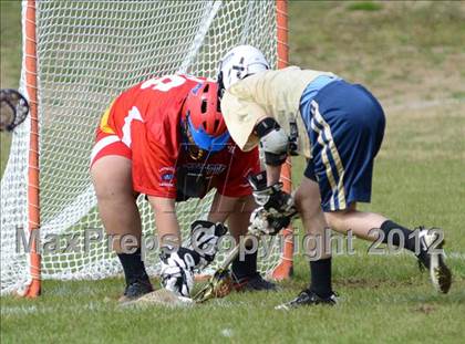 Thumbnail 1 in Sumner Spartans [Hendersonville/Beech/Hyde/Station Camp/Aaron Academy]  vs Lafayette (Knoxville Lacrosse Festival) photogallery.