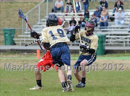 Thumbnail 1 in Sumner Spartans [Hendersonville/Beech/Hyde/Station Camp/Aaron Academy]  vs Lafayette (Knoxville Lacrosse Festival) photogallery.