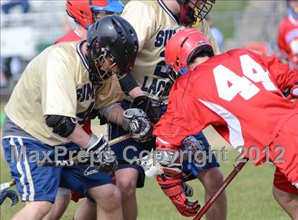 Thumbnail 3 in Sumner Spartans [Hendersonville/Beech/Hyde/Station Camp/Aaron Academy]  vs Lafayette (Knoxville Lacrosse Festival) photogallery.