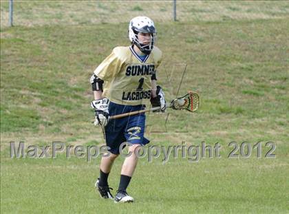 Thumbnail 1 in Sumner Spartans [Hendersonville/Beech/Hyde/Station Camp/Aaron Academy]  vs Lafayette (Knoxville Lacrosse Festival) photogallery.