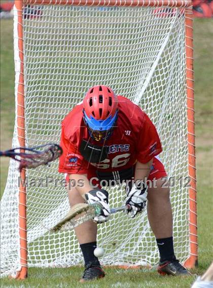 Thumbnail 3 in Sumner Spartans [Hendersonville/Beech/Hyde/Station Camp/Aaron Academy]  vs Lafayette (Knoxville Lacrosse Festival) photogallery.