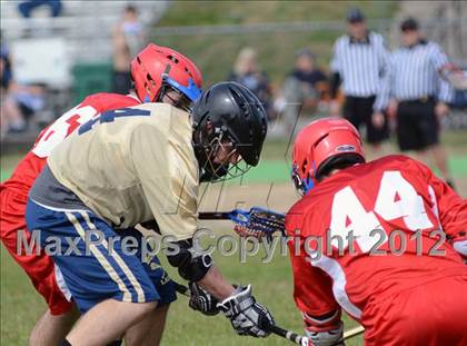 Thumbnail 2 in Sumner Spartans [Hendersonville/Beech/Hyde/Station Camp/Aaron Academy]  vs Lafayette (Knoxville Lacrosse Festival) photogallery.