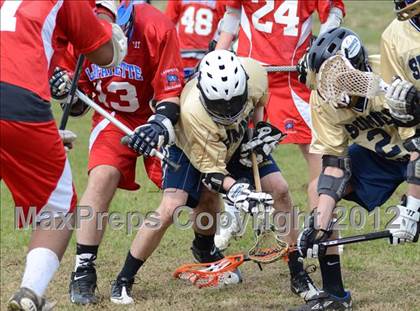 Thumbnail 3 in Sumner Spartans [Hendersonville/Beech/Hyde/Station Camp/Aaron Academy]  vs Lafayette (Knoxville Lacrosse Festival) photogallery.