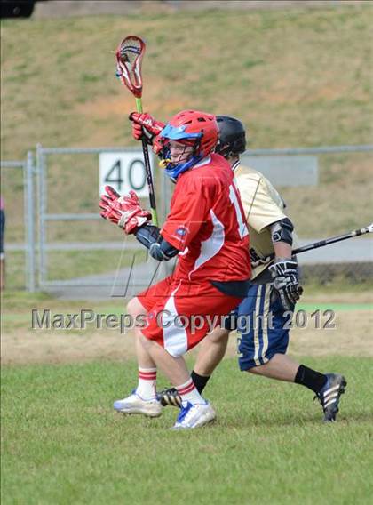 Thumbnail 1 in Sumner Spartans [Hendersonville/Beech/Hyde/Station Camp/Aaron Academy]  vs Lafayette (Knoxville Lacrosse Festival) photogallery.