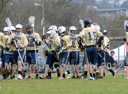 Thumbnail 3 in Sumner Spartans [Hendersonville/Beech/Hyde/Station Camp/Aaron Academy]  vs Lafayette (Knoxville Lacrosse Festival) photogallery.