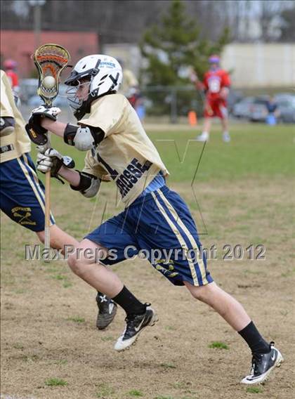 Thumbnail 2 in Sumner Spartans [Hendersonville/Beech/Hyde/Station Camp/Aaron Academy]  vs Lafayette (Knoxville Lacrosse Festival) photogallery.