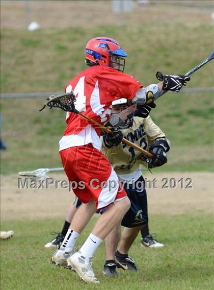 Thumbnail 2 in Sumner Spartans [Hendersonville/Beech/Hyde/Station Camp/Aaron Academy]  vs Lafayette (Knoxville Lacrosse Festival) photogallery.