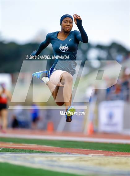 Thumbnail 2 in CIF SS Ford Track and Field Finals (Girls: Long Jump, High Jump, Triple Jump) photogallery.