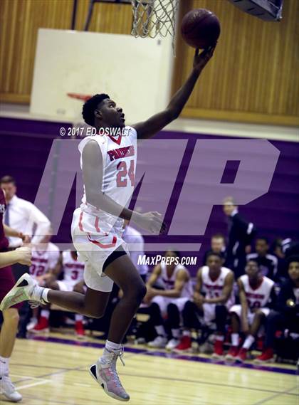 Thumbnail 3 in Sacred Heart Prep vs. Saint Mary's (Piedmont MLK Showcase) photogallery.