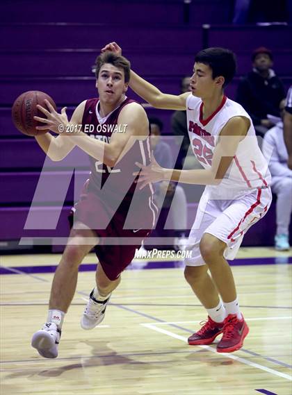 Thumbnail 2 in Sacred Heart Prep vs. Saint Mary's (Piedmont MLK Showcase) photogallery.