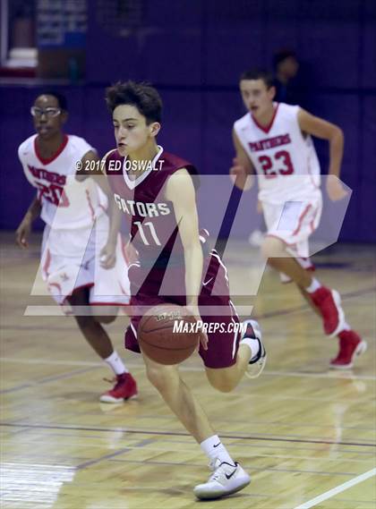 Thumbnail 3 in Sacred Heart Prep vs. Saint Mary's (Piedmont MLK Showcase) photogallery.