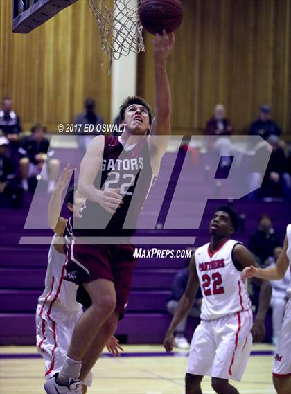 Thumbnail 1 in Sacred Heart Prep vs. Saint Mary's (Piedmont MLK Showcase) photogallery.
