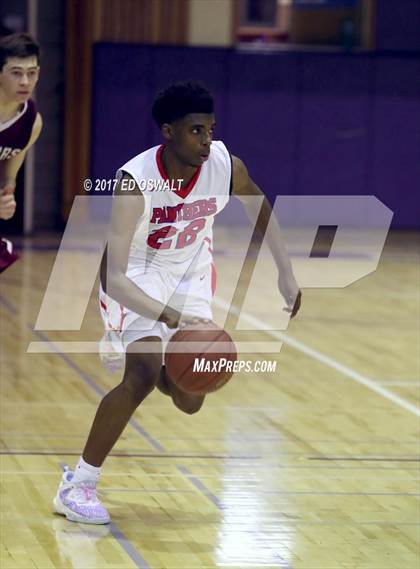 Thumbnail 2 in Sacred Heart Prep vs. Saint Mary's (Piedmont MLK Showcase) photogallery.
