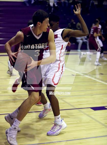 Thumbnail 1 in Sacred Heart Prep vs. Saint Mary's (Piedmont MLK Showcase) photogallery.