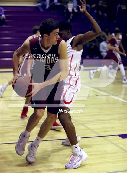 Thumbnail 3 in Sacred Heart Prep vs. Saint Mary's (Piedmont MLK Showcase) photogallery.