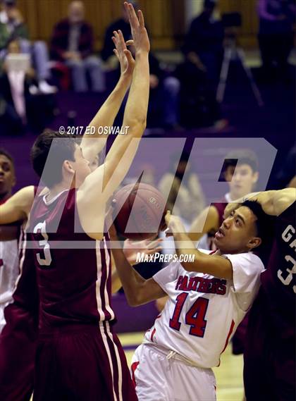 Thumbnail 3 in Sacred Heart Prep vs. Saint Mary's (Piedmont MLK Showcase) photogallery.