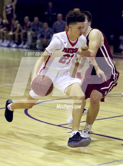 Thumbnail 3 in Sacred Heart Prep vs. Saint Mary's (Piedmont MLK Showcase) photogallery.
