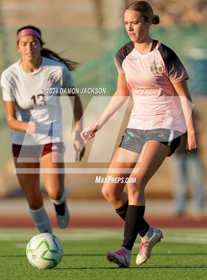Thumbnail 1 in Pahrump Valley vs Virgin Valley (NIAA 3A Southern Region Quarterfinal) photogallery.