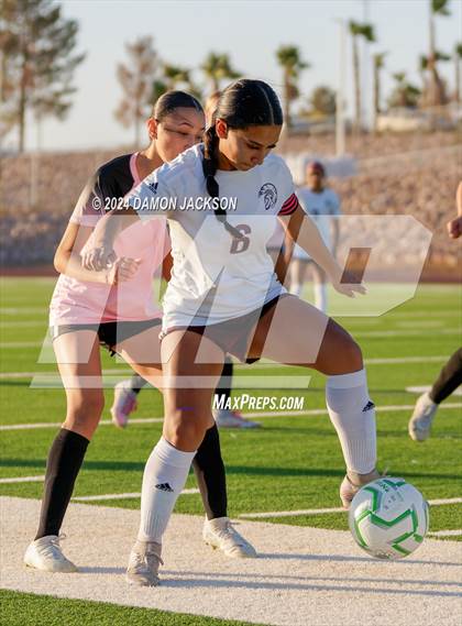 Thumbnail 3 in Pahrump Valley vs Virgin Valley (NIAA 3A Southern Region Quarterfinal) photogallery.