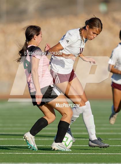 Thumbnail 2 in Pahrump Valley vs Virgin Valley (NIAA 3A Southern Region Quarterfinal) photogallery.