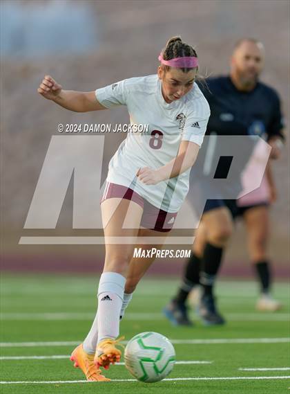 Thumbnail 1 in Pahrump Valley vs Virgin Valley (NIAA 3A Southern Region Quarterfinal) photogallery.