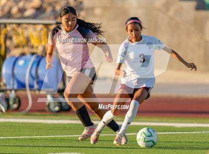 Thumbnail 2 in Pahrump Valley vs Virgin Valley (NIAA 3A Southern Region Quarterfinal) photogallery.