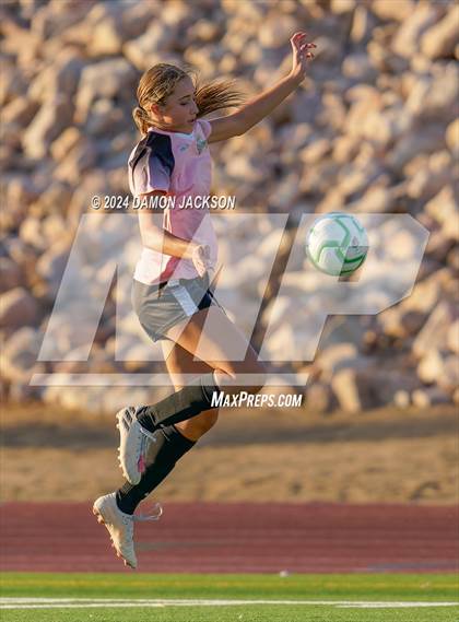 Thumbnail 2 in Pahrump Valley vs Virgin Valley (NIAA 3A Southern Region Quarterfinal) photogallery.