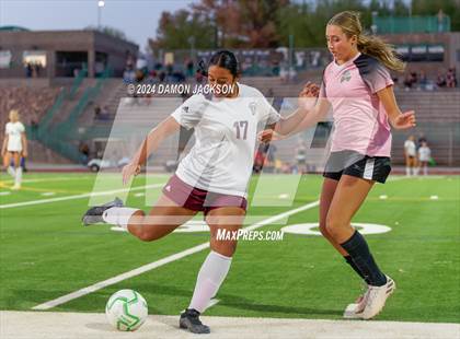 Thumbnail 1 in Pahrump Valley vs Virgin Valley (NIAA 3A Southern Region Quarterfinal) photogallery.