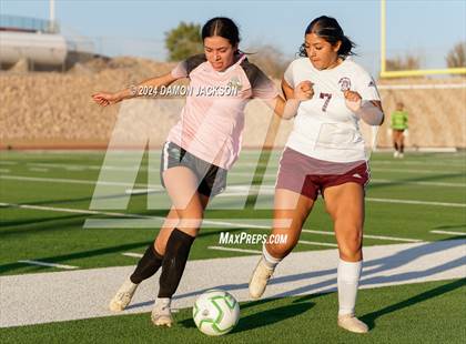 Thumbnail 1 in Pahrump Valley vs Virgin Valley (NIAA 3A Southern Region Quarterfinal) photogallery.