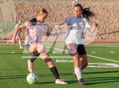 Thumbnail 1 in Pahrump Valley vs Virgin Valley (NIAA 3A Southern Region Quarterfinal) photogallery.