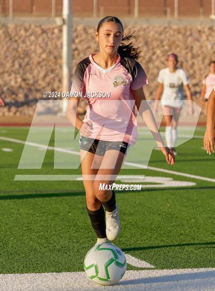 Thumbnail 2 in Pahrump Valley vs Virgin Valley (NIAA 3A Southern Region Quarterfinal) photogallery.