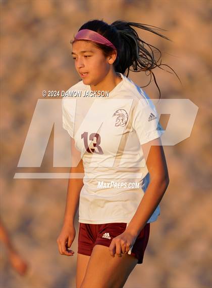 Thumbnail 1 in Pahrump Valley vs Virgin Valley (NIAA 3A Southern Region Quarterfinal) photogallery.