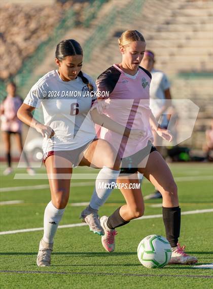 Thumbnail 1 in Pahrump Valley vs Virgin Valley (NIAA 3A Southern Region Quarterfinal) photogallery.