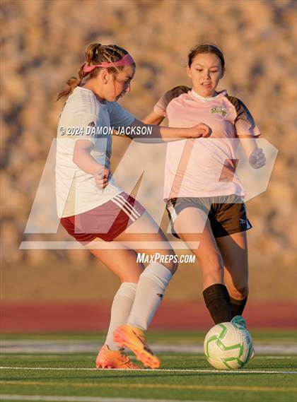 Thumbnail 2 in Pahrump Valley vs Virgin Valley (NIAA 3A Southern Region Quarterfinal) photogallery.