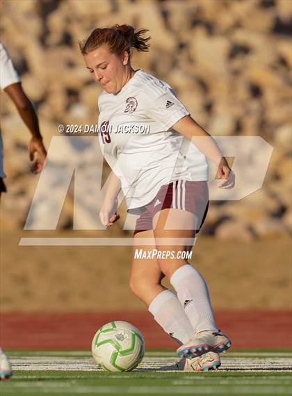 Thumbnail 2 in Pahrump Valley vs Virgin Valley (NIAA 3A Southern Region Quarterfinal) photogallery.