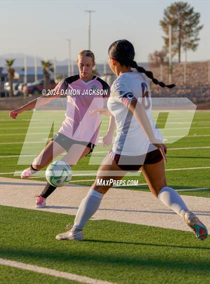 Thumbnail 1 in Pahrump Valley vs Virgin Valley (NIAA 3A Southern Region Quarterfinal) photogallery.