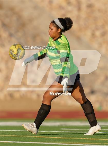 Thumbnail 2 in Pahrump Valley vs Virgin Valley (NIAA 3A Southern Region Quarterfinal) photogallery.