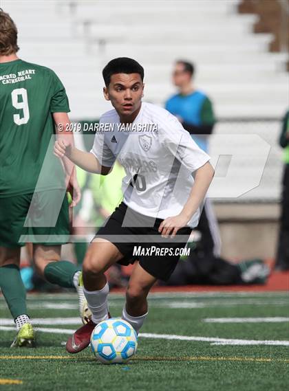 Thumbnail 2 in Wilcox vs. Sacred Heart Cathedral Preparatory (CIF CCS D3 Final) photogallery.