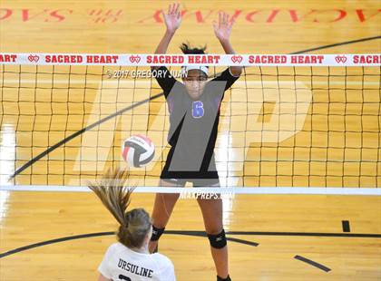 Thumbnail 3 in Ursuline Academy vs Metairie Park Country Day (Sacred Heart Jamboree) photogallery.