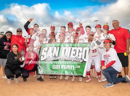 Thumbnail 3 in Imperial vs. Christian (CIF SDS DIII Softball Championship) photogallery.