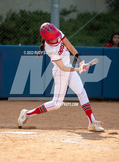 Thumbnail 1 in Imperial vs. Christian (CIF SDS DIII Softball Championship) photogallery.