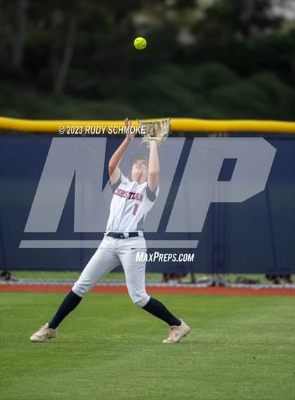 Thumbnail 3 in Imperial vs. Christian (CIF SDS DIII Softball Championship) photogallery.