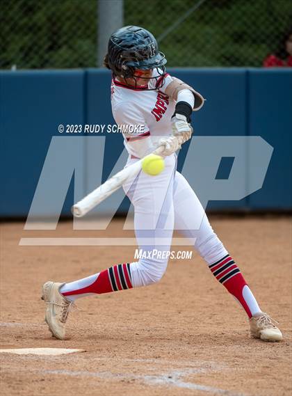 Thumbnail 2 in Imperial vs. Christian (CIF SDS DIII Softball Championship) photogallery.