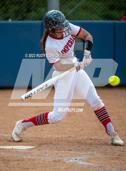 Thumbnail 3 in Imperial vs. Christian (CIF SDS DIII Softball Championship) photogallery.