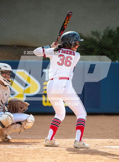 Thumbnail 2 in Imperial vs. Christian (CIF SDS DIII Softball Championship) photogallery.