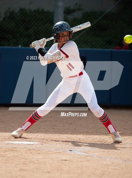 Thumbnail 3 in Imperial vs. Christian (CIF SDS DIII Softball Championship) photogallery.