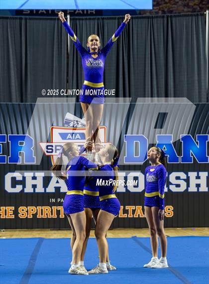 Thumbnail 3 in Notre Dame Prep - Stunt (AIA Division III Final) photogallery.