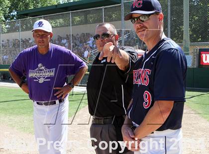 Thumbnail 2 in Vacaville Christian vs. Bradshaw Christian (CIF SJS D6 Final) photogallery.