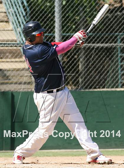 Thumbnail 1 in Vacaville Christian vs. Bradshaw Christian (CIF SJS D6 Final) photogallery.